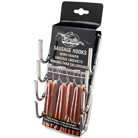 Bradley ryger pølse kroge holder (sølv, 4 stk.)