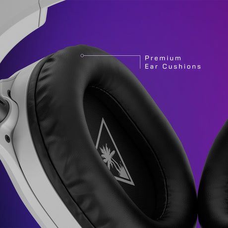 Turtle beach ear force recon 70x hvid (2024) over-ear gaming headset (hvid, xbox series x|s, xbox one, ps4, ps5, switch, pc, mobil)