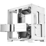 Antec c8 midi tårnhus i aluminium (hvid sølv | 2x USB-A | 1x USB-C | hærdet glas)
