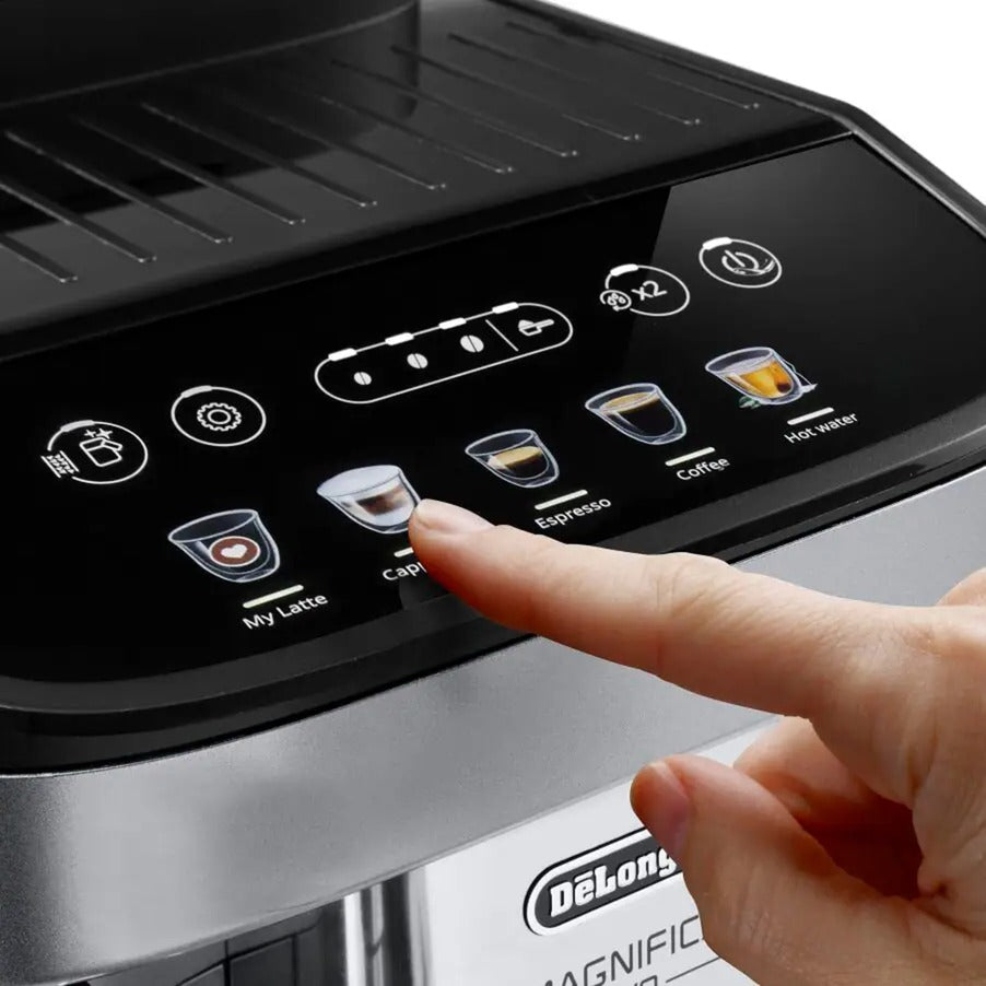 Delonghi magnifica evo ecam290.61.sb espressomaskine fuldautomatisk (sølvsort)