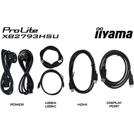 Iiyama prolite x4373uhsu-b2 42.5 4k uhd-skærm (sort (mat), hdmi, displayport, usb-c)