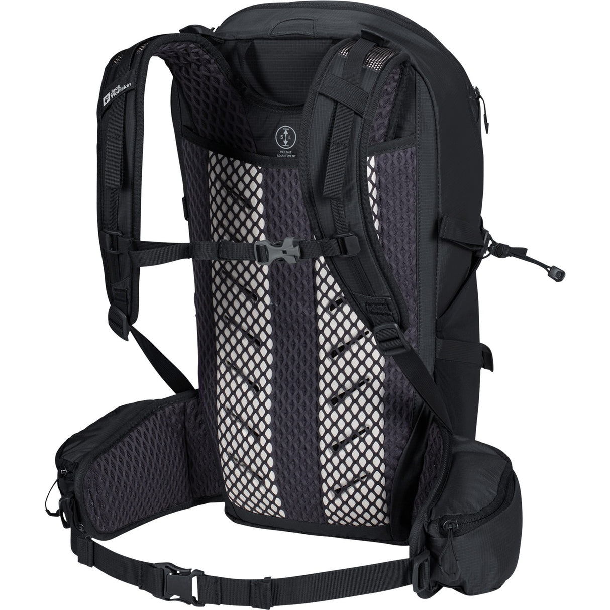 Jack wolfskin cyrox form 25 s-l rygsæk (sort, 25 liter)