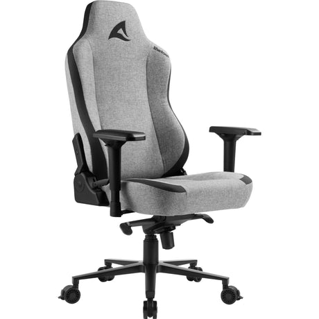 Sharkoon skiller sgs40 gaming stol (grå sort)