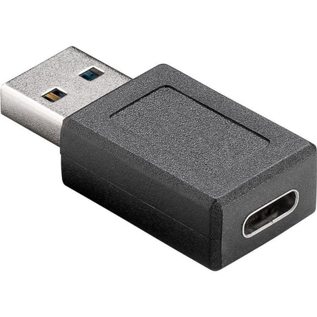 Goobay USB-A 3.0 superspeed > USB-C-adapter (sort)