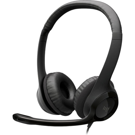 Headset logitec h390 usb sort