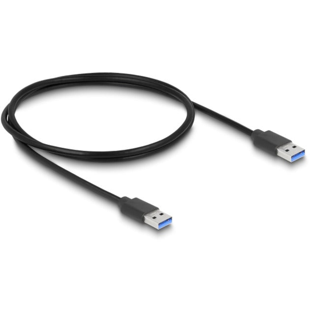 Delock ekstern 3-ports USB-hub med låseskrue (sort)