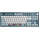 Montech mkey freedom tkl rgb mekanisk tastatur (mørkeblåt, us-layout (qwerty), gateron g pro brown, 80% (tkl), hot-swappable, rgb, pbt)