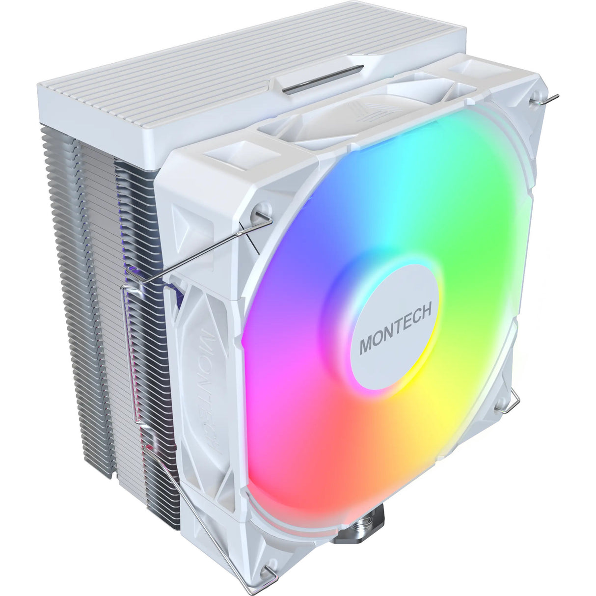 Montech nx400 argb CPU-køler (hvid, 4-benet PWM)