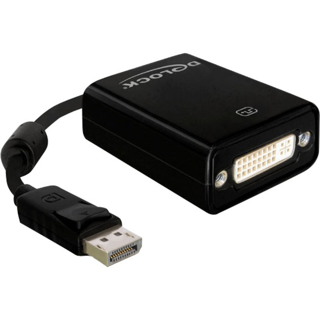 Delock displayport til dvi-i adapter (sort, 0,12 meter, passiv)