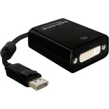 Delock displayport til dvi-i adapter (sort, 0,12 meter, passiv)