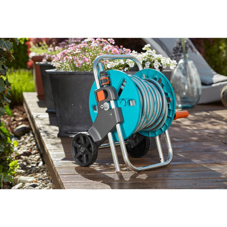 Gardena slangevogn aquaroll s sæt (turkis grå, 18502-20)