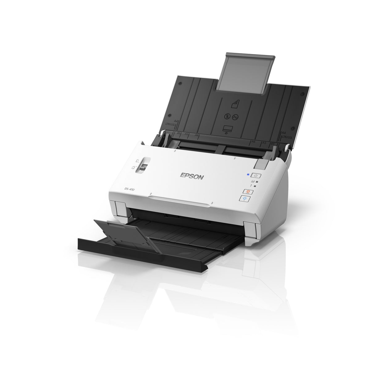 Epson workforce ds-410 feed scanner (hvid sort, USB 2.0)