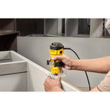 Stanley 550w kantfræser (gul sort)