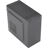 Aerocool CS-108 mini tårnhus (sort | 2x USB-A)