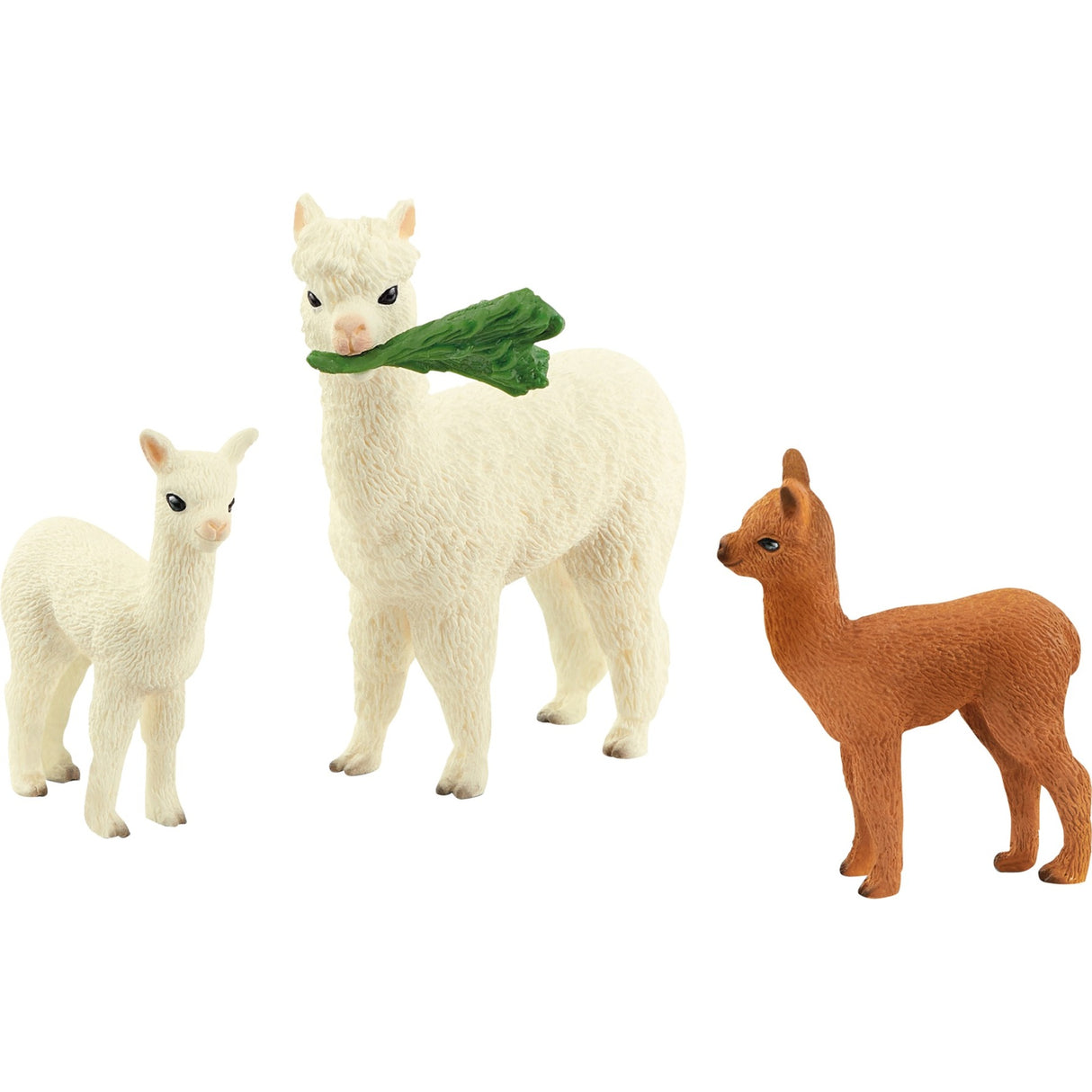 Schleich vilde liv - alpaca familie legefigur