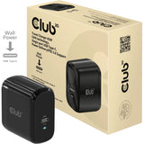 Club 3D rejseoplader PPS 65W gan-teknologi (sort, USB-C, strømforsyning (PD) 3.0)