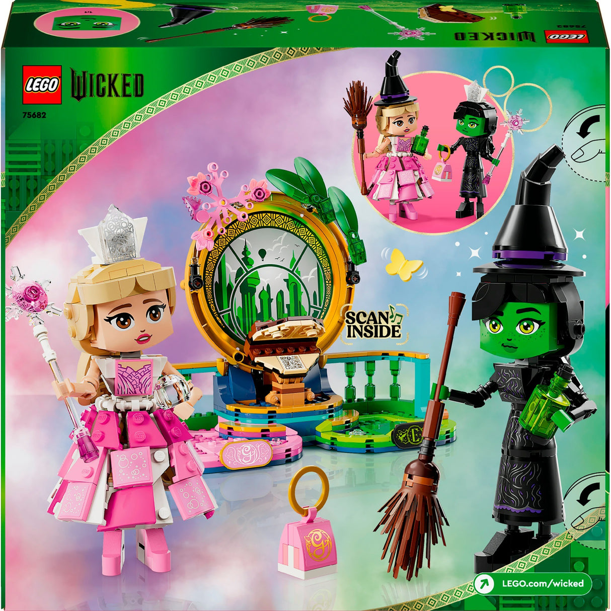 Lego ond elphaba og glinda figurer - 75682