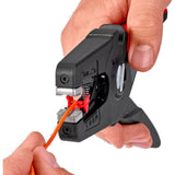Knipex automatisk afisoleringstang | længde 195 mm | 0,08-16 (awg 28-5) mm² | 1 stk - 12 52 195 - 12 52 195