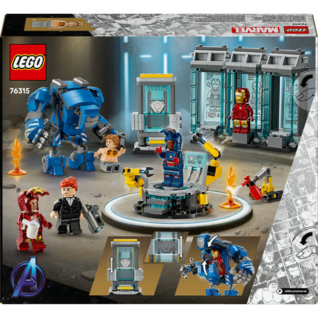 Lego Marvel Iron Man's Laboratory: Armor Room Set - 76315