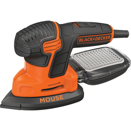 Black+decker 120 watt muse detaljesliber ka2500k-qs deltasliber (orange sort, tilbehør og etui inkluderet)