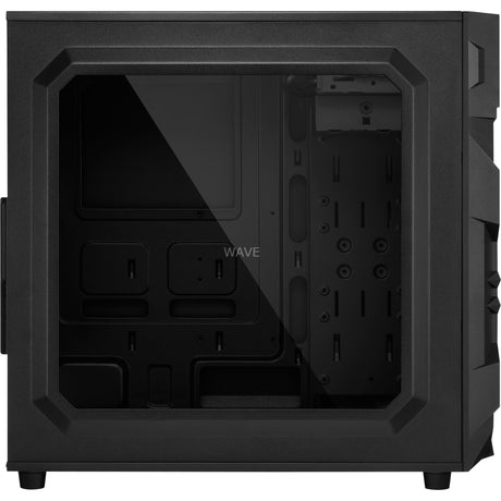 Sharkoon vg7-w rgb midi tårnhus (sort | 2x usb-a | rgb | vindue)