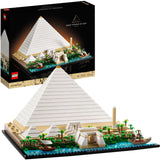 Lego arkitektur - stor pyramide af giza byggelegetøj (21058)