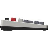 8bitdo retro mekanisk tastatur n udgave (grå, us-layout (qwerty), kailh box hvid, 100%, bluetooth lavenergi, trådløs 2.4g, usb)