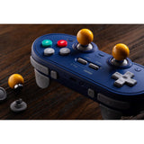 8bitdo pro 3 bluetooth gamepad (lilla hvid, switch 1 2, pc, android, 2,4 ghz bluetooth usb)