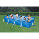 Intex swimmingpool med rektangulær ramme 450x220x84 cm (uden patronfiltersystem)
