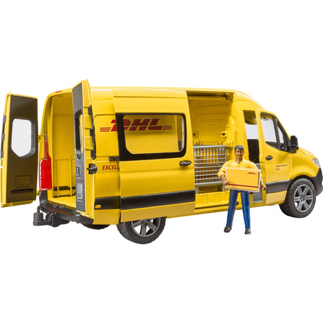 Bruder MB Sprinter DHL med førermodelkøretøj (02671)