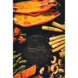 Vindmøllen plancha grillplade (sort, 75 cm)