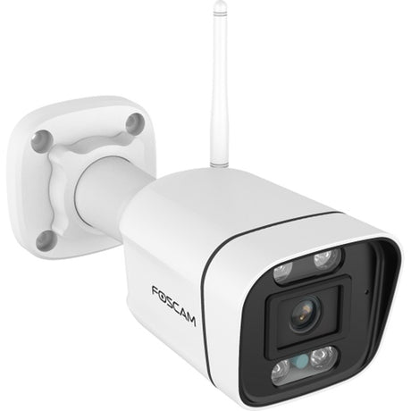Foscam v5p, 3k 5mp dual-band wifi camera met geluid- en lichtalarm (wit)