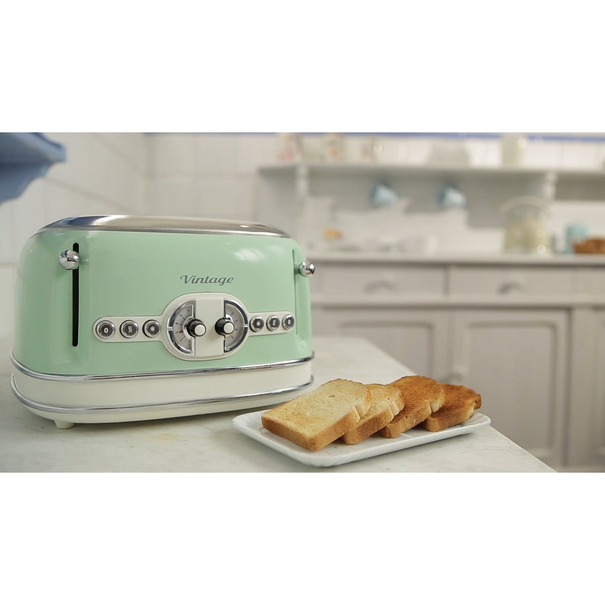 Ariete vintage brødrister 0156 04 (lysegrøn)