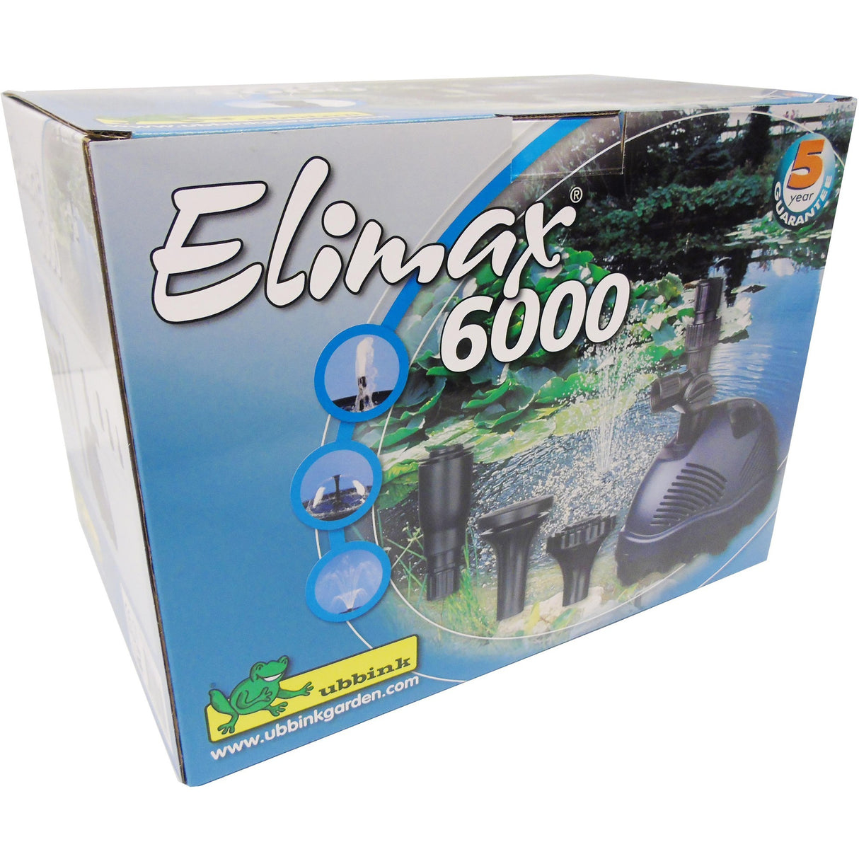 Ubbink elimax 6000 springvandspumpe (sort)