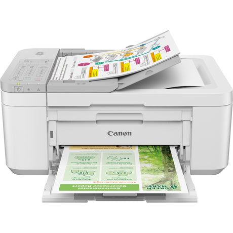 Canon Pixma TR4756i alt-i-én inkjetprinter med faxfunktion (hvid, USB, WLAN, kopi, scan, fax)