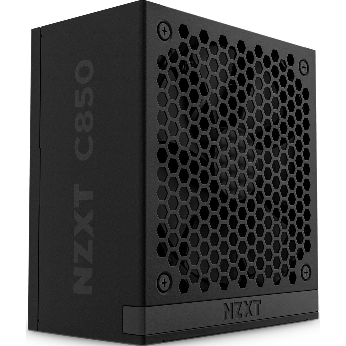 Nzxt c850 gold atx 3.1 modulær 850 watt strømforsyning (sort, 1x 12v-2x6, 3x pcie)
