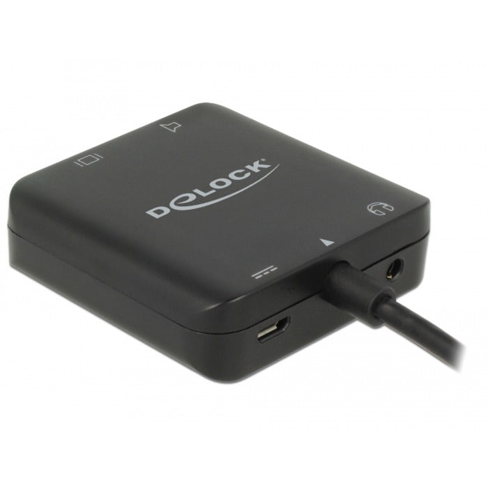 Delock HDMI audio extractor kompakt adapter (sort, 0,3 meter, 4k 60hz)
