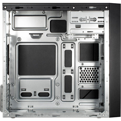 Inter-tech it-6505 reto mini tårnhus (sort | 2x USB-A)