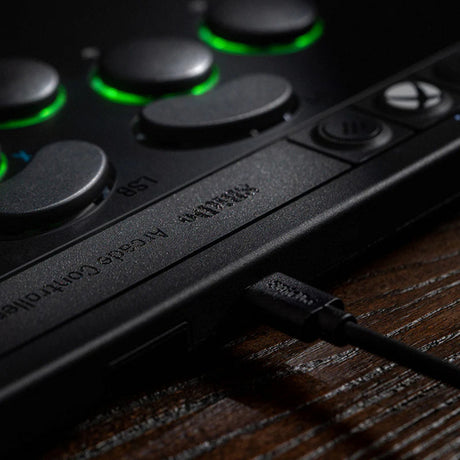 8bitdo arcade controller til xbox (sort, 2,4 ghz usb, xbox series x|s, xbox one, pc)