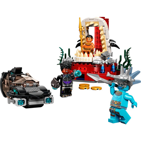 Lego marvel - konstruktionslegetøj til kong namors tronrum (76213)