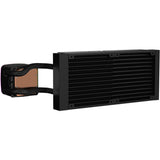 Xyz pc gear aquapulse aio 240 vandkøling (sort, argb, pwm)