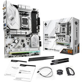 Asrock B850 Steel Legend WiFi Socket AM5 bundkort (RAID, 2,5 GB-LAN, WiFi 7, BT, lyd, ATX)