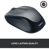 Logitech trådløs mus m235 (sort grå, nano-modtager)