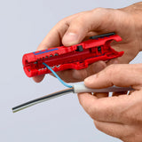 Knipex universal kabelstripper 1685125sb kabelafisoleringsværktøj (rød blå)