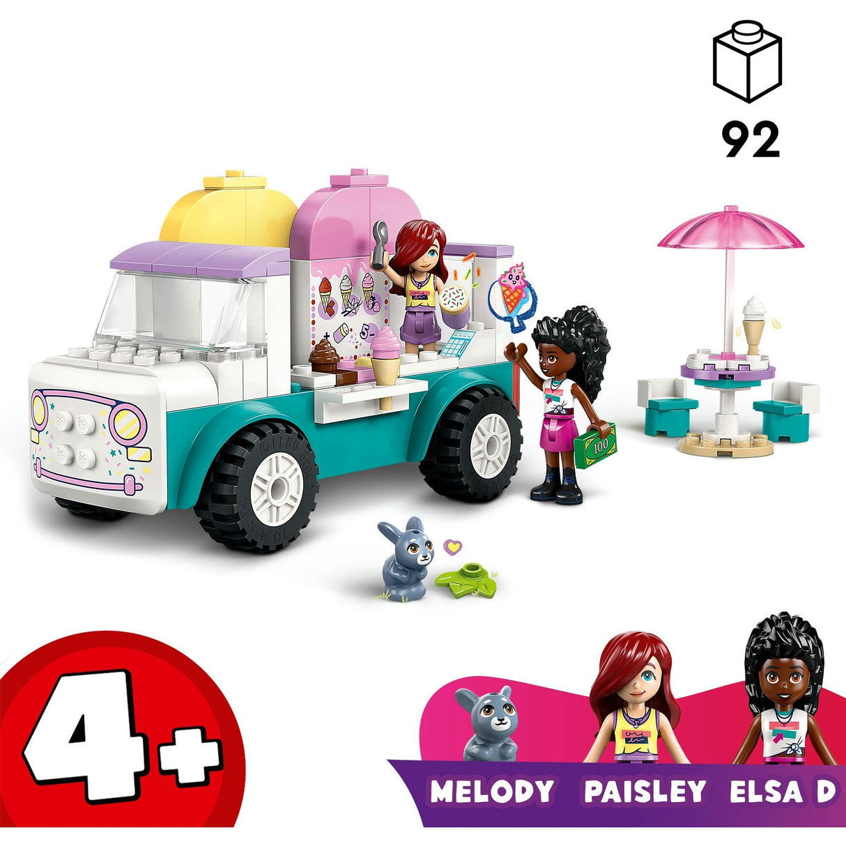Lego friends heartlake city isbil kreativt legetøj - 42644