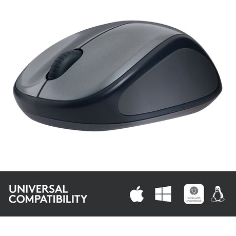 Logitech trådløs mus m235 (sort grå, nano-modtager)