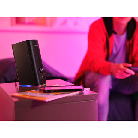 Trust GXT 612 Cetic PC-højttaler (sort, Bluetooth, RGB)