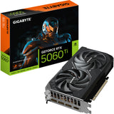 Gigabyte Geforce RTX 5060 Ti Windforce Max OC 8G grafikkort (DLSS 4, 3x Display Port, 1x HDMI 2.1)