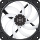 Silverstone air slimer 140 argb kabinet blæser (sort, 140 x 15 x 140 mm, pwm)
