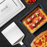 Ooni pan pizza spatel grill bestik (sølv sort)